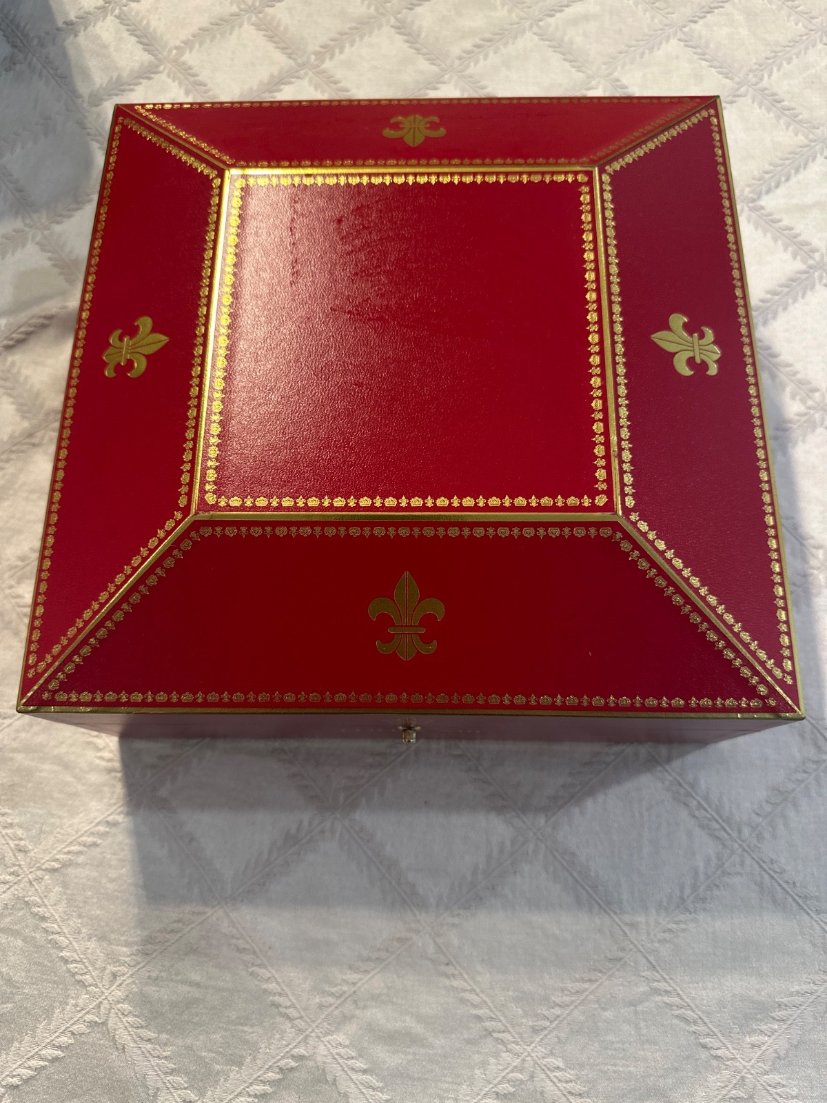 Remy Martin Louis XIII Cognac Empty Coffin Clamshell Box w/ Brochure