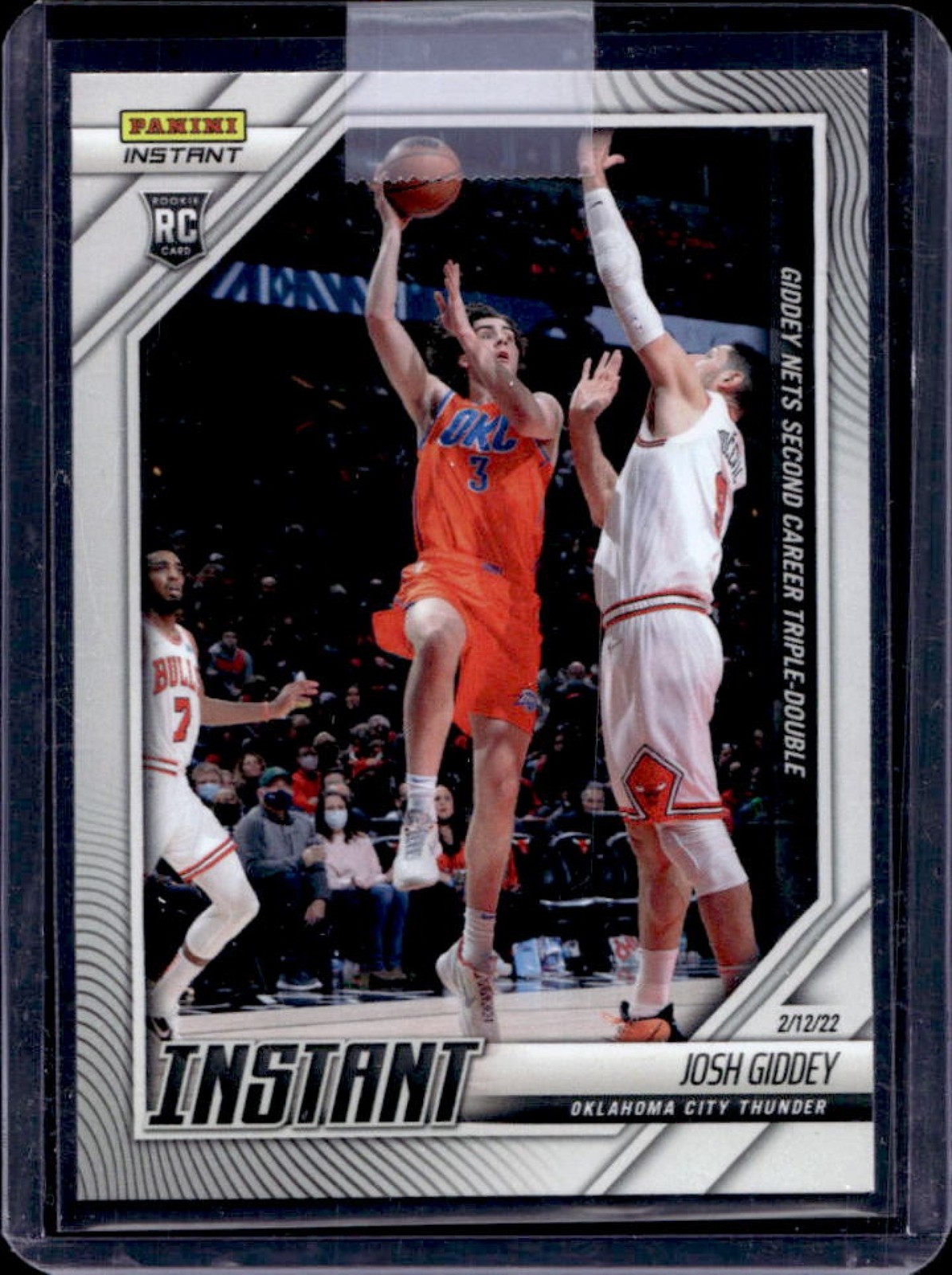 2021-22 Panini Instant NBA Josh Giddey RC Rookie #/567 #127 Thunder