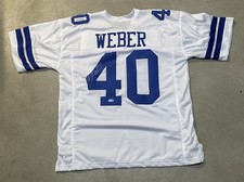 Mike Weber Signed Dallas Cowboys Custom Jersey Tristar
