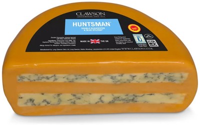 Huntsman Cheese   2 x 1 lb (Double Gloucester and Blue Stilton)