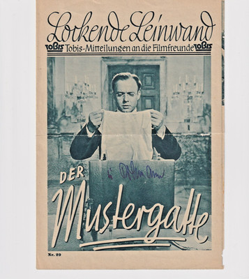 HEINZ RÜHMANN Original Signiert TOBIS Lockende Leinwand Nr. 29 DER MUSTERGATTE