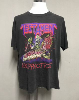 Testament Malpractice album Souls of Black T-Shirt Full Size ED1014