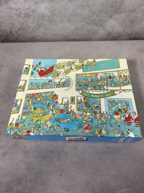 Springbok Last Minute Madness 500 Piece Holiday Puzzle Interlocking Complete