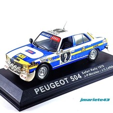Peugeot 504 #2 J-P. Nicolas - J-C. Lefebvre Rally Safari 1976 1:43