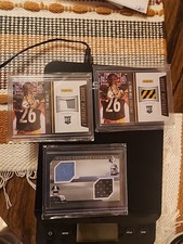 Leveon Bell Rookie RC GU glove JERSEY STEELERS (3) Card Lot