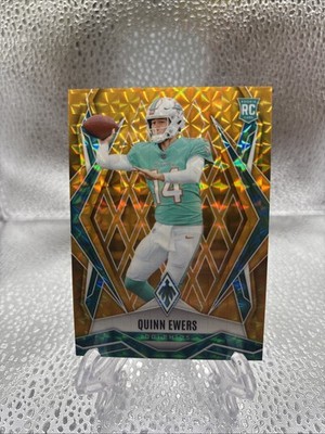 2025 Panini Phoenix Quinn Ewers Gold Pandora 5/10 #159 Rookie Dolphins SSP
