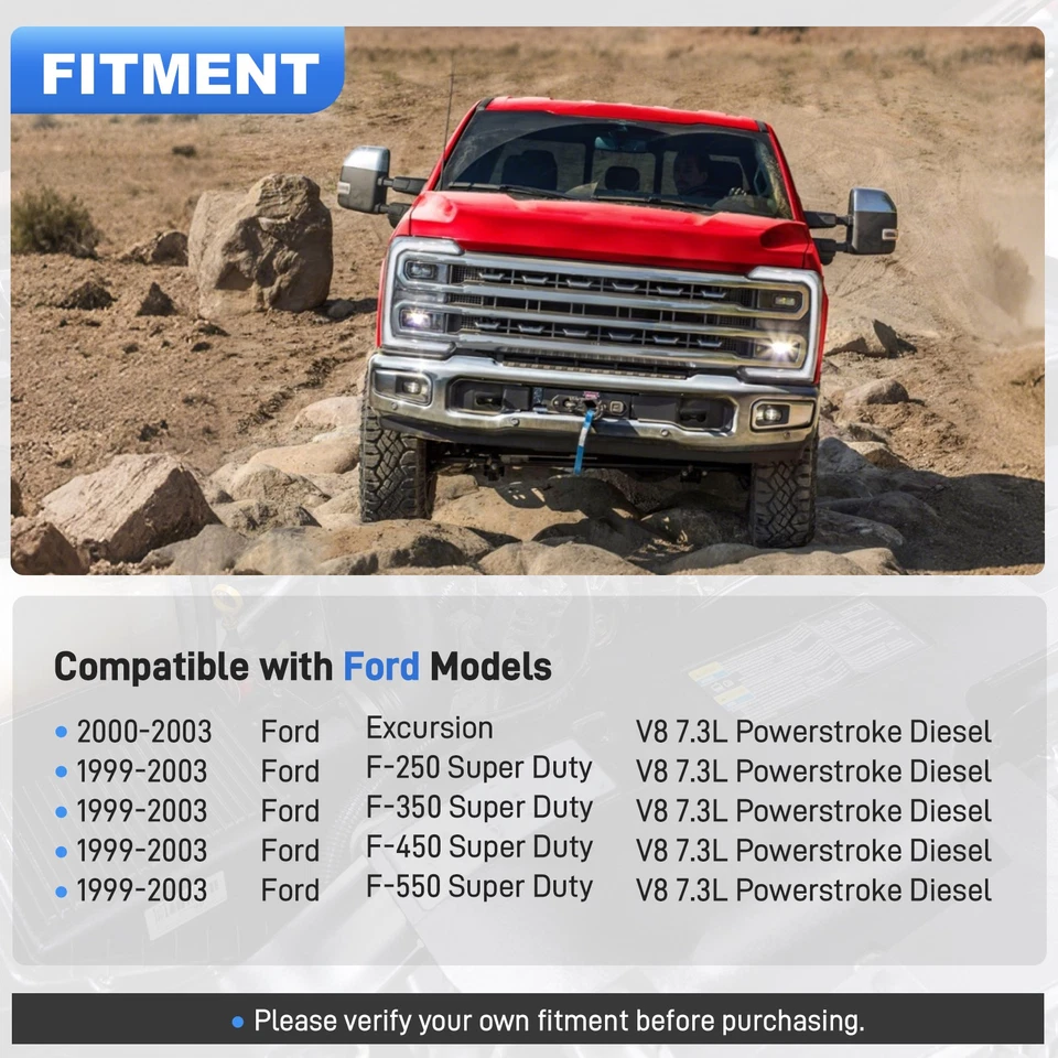 Transmission Oil Cooler w/Hoses and Clamps for 1999-2003 Ford 7.3L Powerstroke - Image 4 of 4