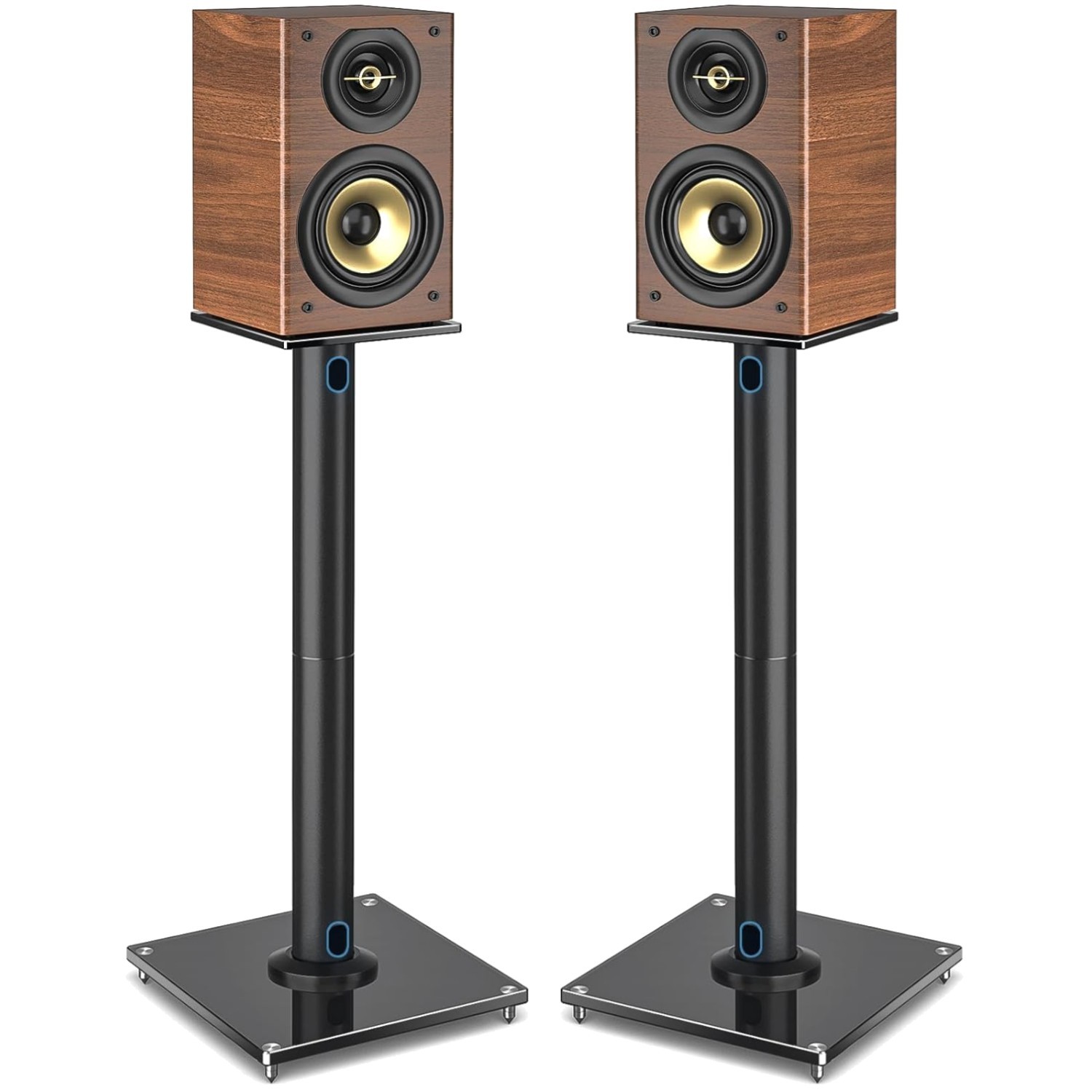 S Pair - Glass Base, Cable Management