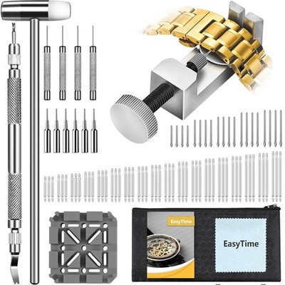 EasyTime Watch Link Removal Kit: Professional Watch Strap Adjustment Tool Band R