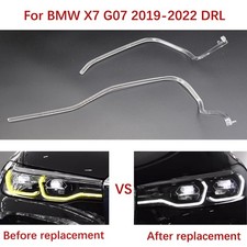 2pcs Right Car Headlights DRL For BMW X7 G07 2019-2022 Light Guide Strip Ballast