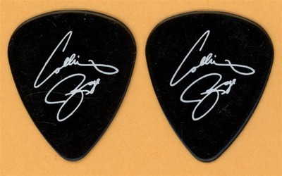 Collin Raye Aiden Mullen Signature Black Guitar Pick - 1990s Tours