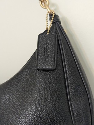 Harley East West Black Coach Purse Hobo Style M1757-F38250 w