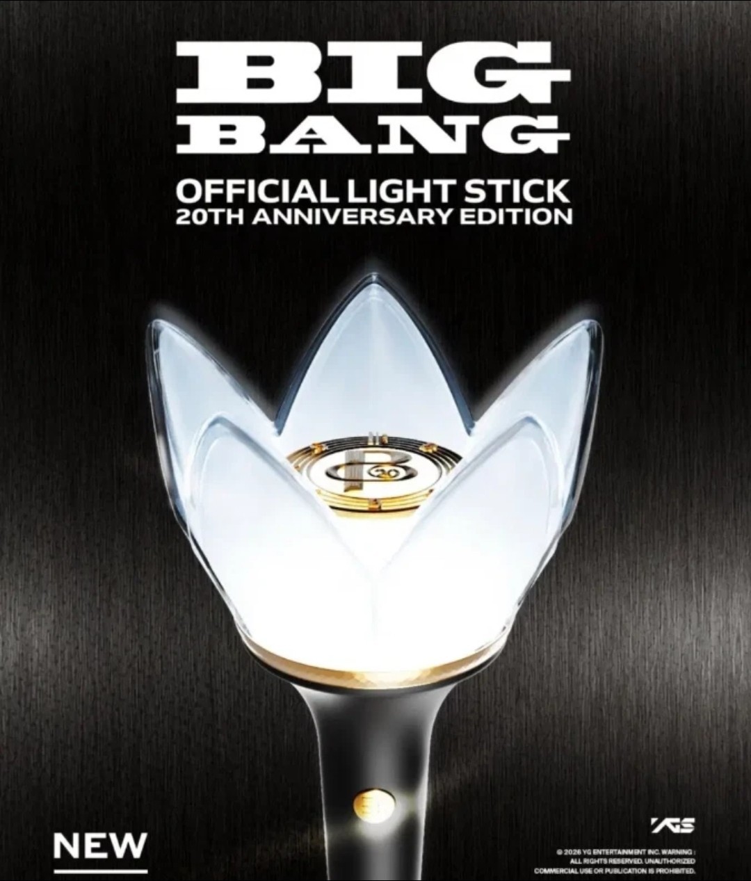 BIGBANG 20th Anniversary Official Light Stick XX COSMOS Bangbong World Tour