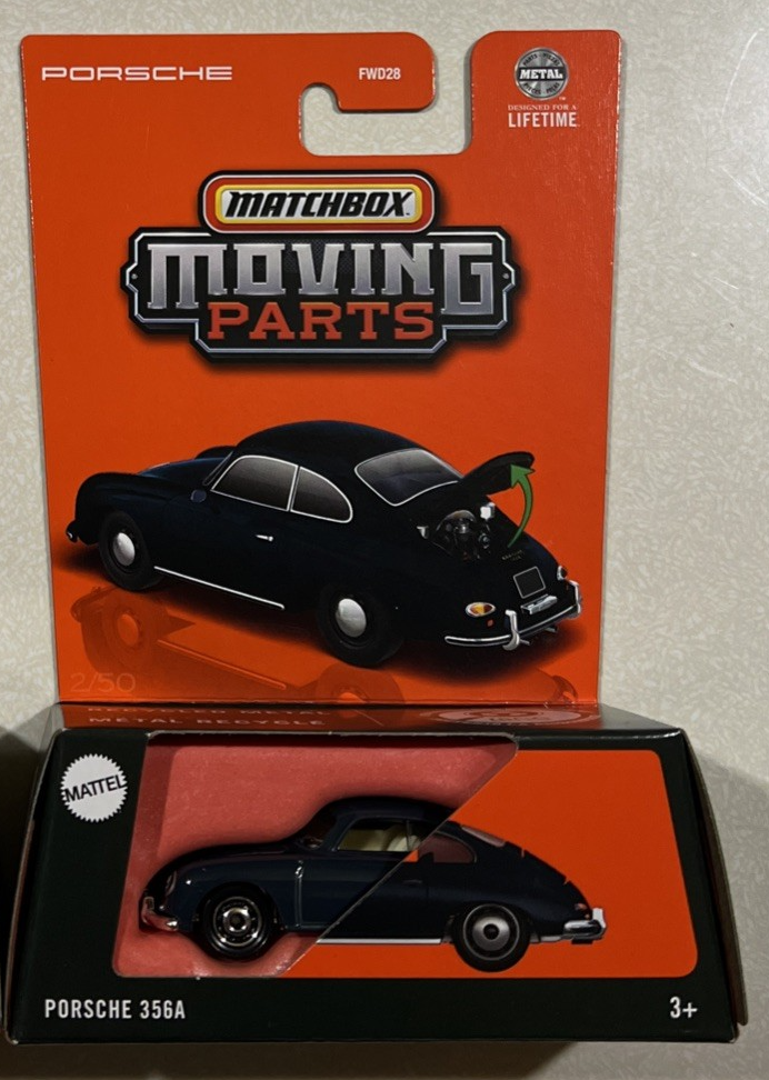 NEW 2025 Matchbox Moving Parts Porsche 356A OUTLAW NAVY BLUE | eBay