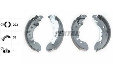 TEXTAR Bremsbackensatz 91080700 für SMART FORTWO TWINGO RENAULT 2 3 THALIA 1 SCe