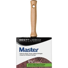 Bestt Liebco Master 5-1/2 In. Flat Stain Brush No. 144 551480900 Bestt Liebco
