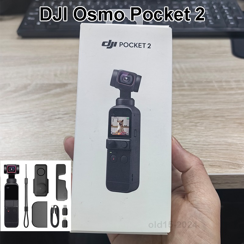 DJI Pocket 2 Touchscreen Portable 3-Axis Gimbal Stabilizer Action Camera-99% New