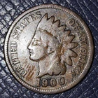 1900 Indian Head Penny/Cent (VG : Minor corrosion) : Comb. Shipping