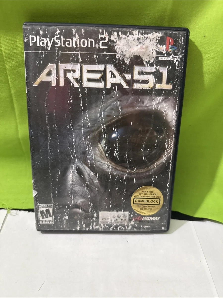 Sony PlayStation 2 NTSC-U/C US/CA Video Games) Area 51 for sale | eBay