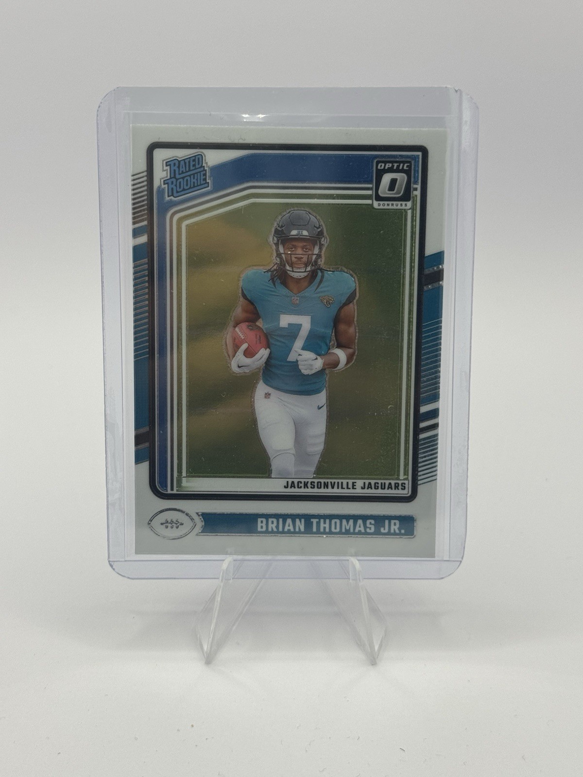 2024 Panini Donruss Optic - Rated Rookie Brian Thomas Jr. #214 Holo Prizm (RC)