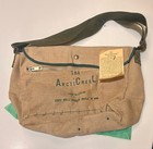 Vintage ArctiCreel Flax Linen Fishing Bag Colorado Tent & Awning Co. Label — photo 5