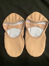 Stelle pink leather split sole ballet slippers-unworn/NWOT-2ML