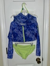3 PIECE SWIMSUIT BIKINI SET SIZE 10/12 GIRLS
