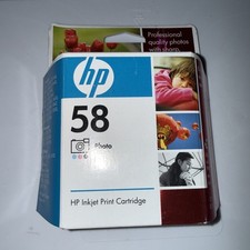 Genuine HP 58 Photo Inkjet Color Ink Cartridges C6658AN EXPIRE 2009 NEW/SEALED