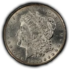 1880-CC $1 Morgan Silver Dollar - Key Date Carson City - UNC - SKU-B5451