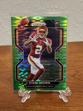 Dyami Brown 2021 Panini Prizm Neon Green Pulsar Prizm #353 Rookie Card RC. rookie card picture