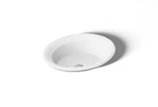Kohler Artifacts 20-7/8 in. Drop-in Oval Vitreous Bathroom Sink in White