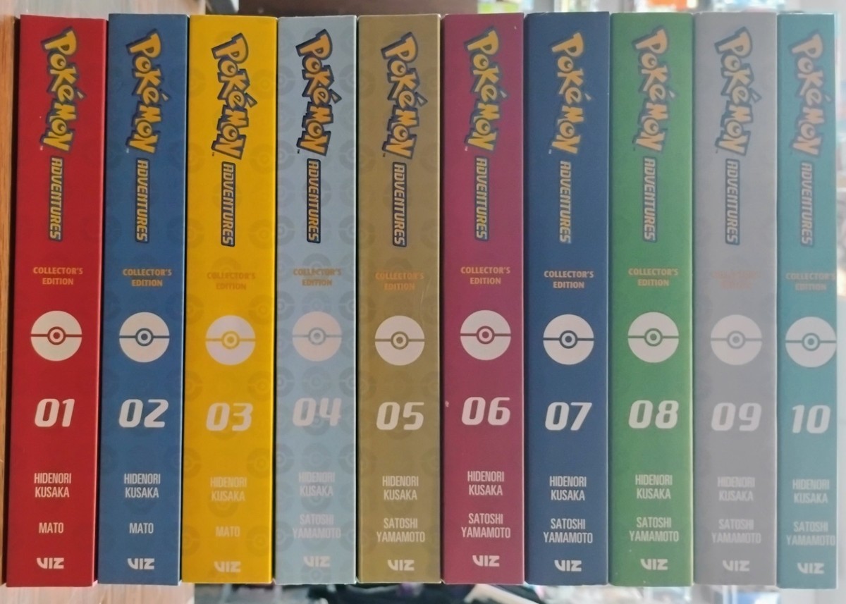 Pokemon Adventures Collector's Edition 1-10 Manga English New 10