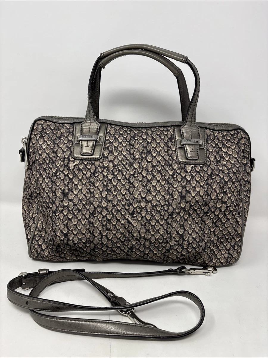 Coach Python Zip Satchel/Top Handle Bag Handbags & Bags for Women