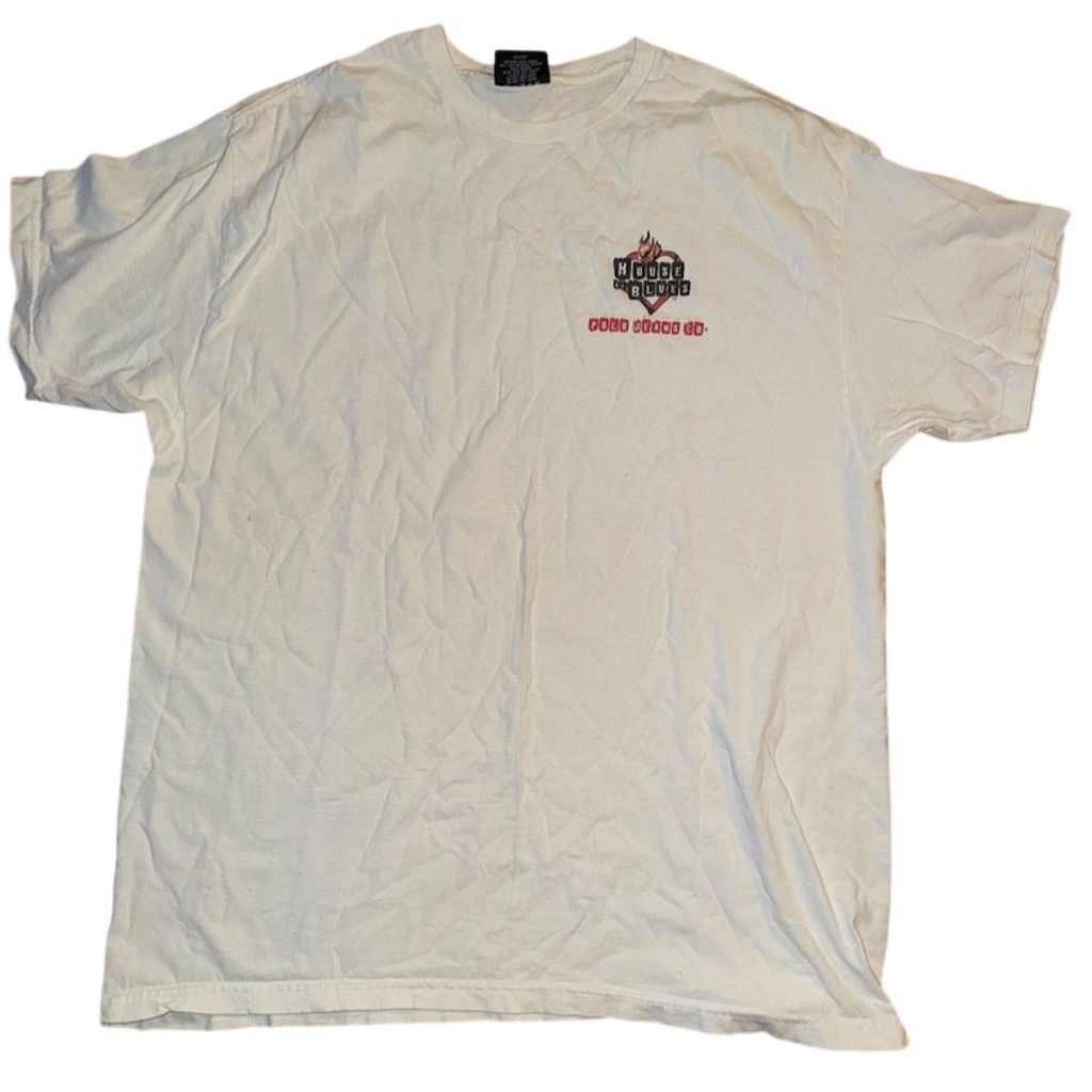Polo Ralph Lauren House of Blues Vintage Graphic T-Shirt Mens XL White music USA