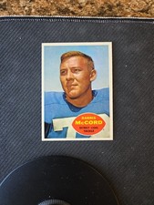 Darris McCord 1960 Topps ROOKIE CARD #45. rookie card picture