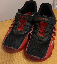 Vitike JMFCHI Red Black Athletic Air Bubble Sole Sneakers Boys Size 3.5 EUR 35