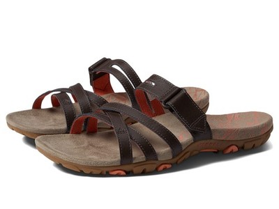 Merrell Sandspur Sandal Keepsake Strappy Outdoor Rose Slide Espresso Size 9 M