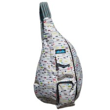 KAVU Original Rope Sling Pack with Adjustable Rope Shoulder Strap, Chroma Stripe