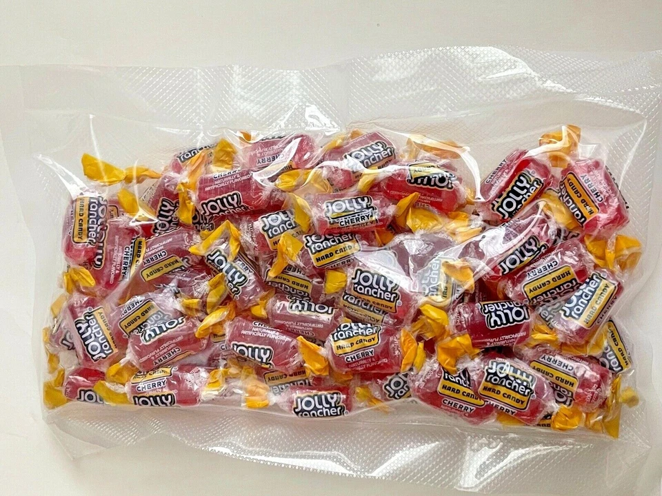 Cherry Jolly Ranchers Bulk Hard Candy Fresh Wrapped – sacos de 1 lb ou 2 lb - Imagem 2 de 4