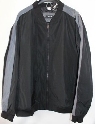 Herren Jacke/ Bomberjacke Men Plus  Schwarz  Gr. 64    4XL    NEU