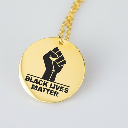 Black Lives Matter Necklace, BLM 