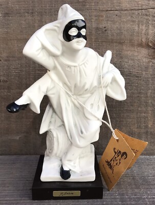 G. Barbetta Flavia vera Porcelain Sculpture PIERROT 6 1/2 