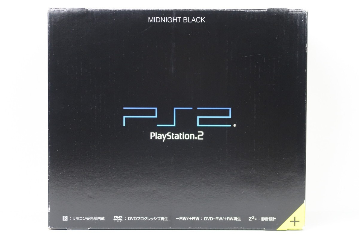 SONY PlayStation2 PS2 SCPH-50000 NB Midnight Black Console
