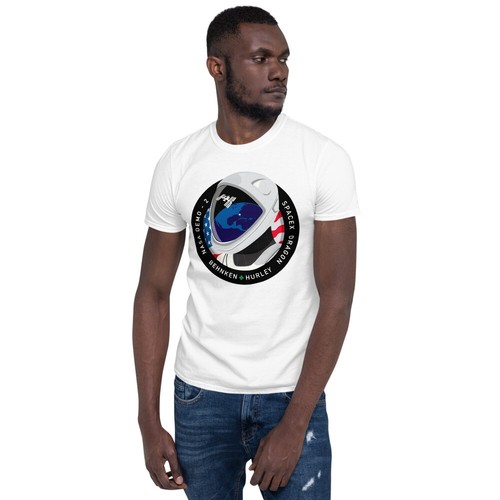 Mission Patch Crew Dragon Demo-2 NASA Spacex T-Shirt | US Space Force - Picture 4 of 13