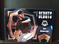 ⚾ 2021 Panini Mosaic Ian Anderson Silver Debuts Rookie Baseball Card #PD7 Braves