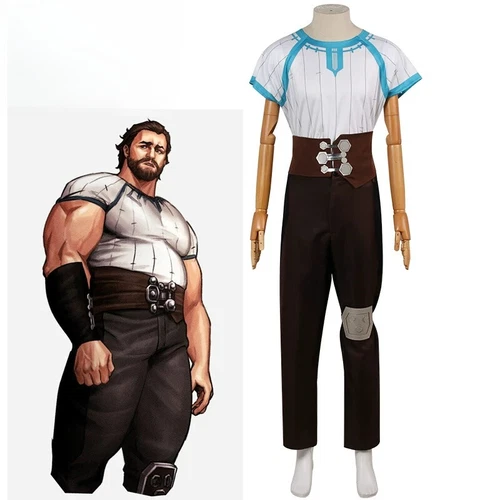 Spiel Arcane Vander Cosplay Kostüm Halloween komplettes Set für Männer Karneval - Bild 3 von 6