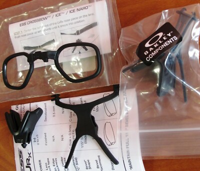 ESS Oakley URX Prescription Insert Ballistic Safety Glasses 740