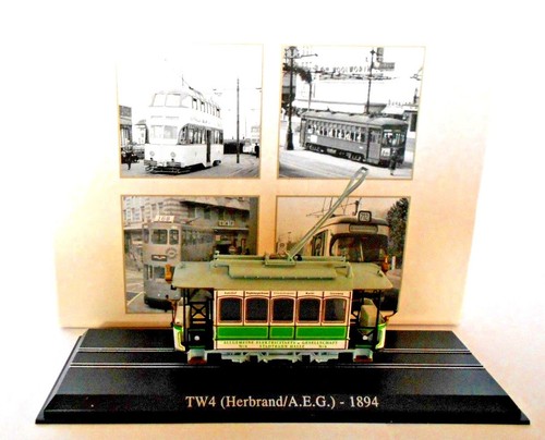 Editions Atlas Diecast Scale 1/87 Tranvía TW4 (Herbrand / A. E. G 1894 [ B. | Zustand: Nuevo