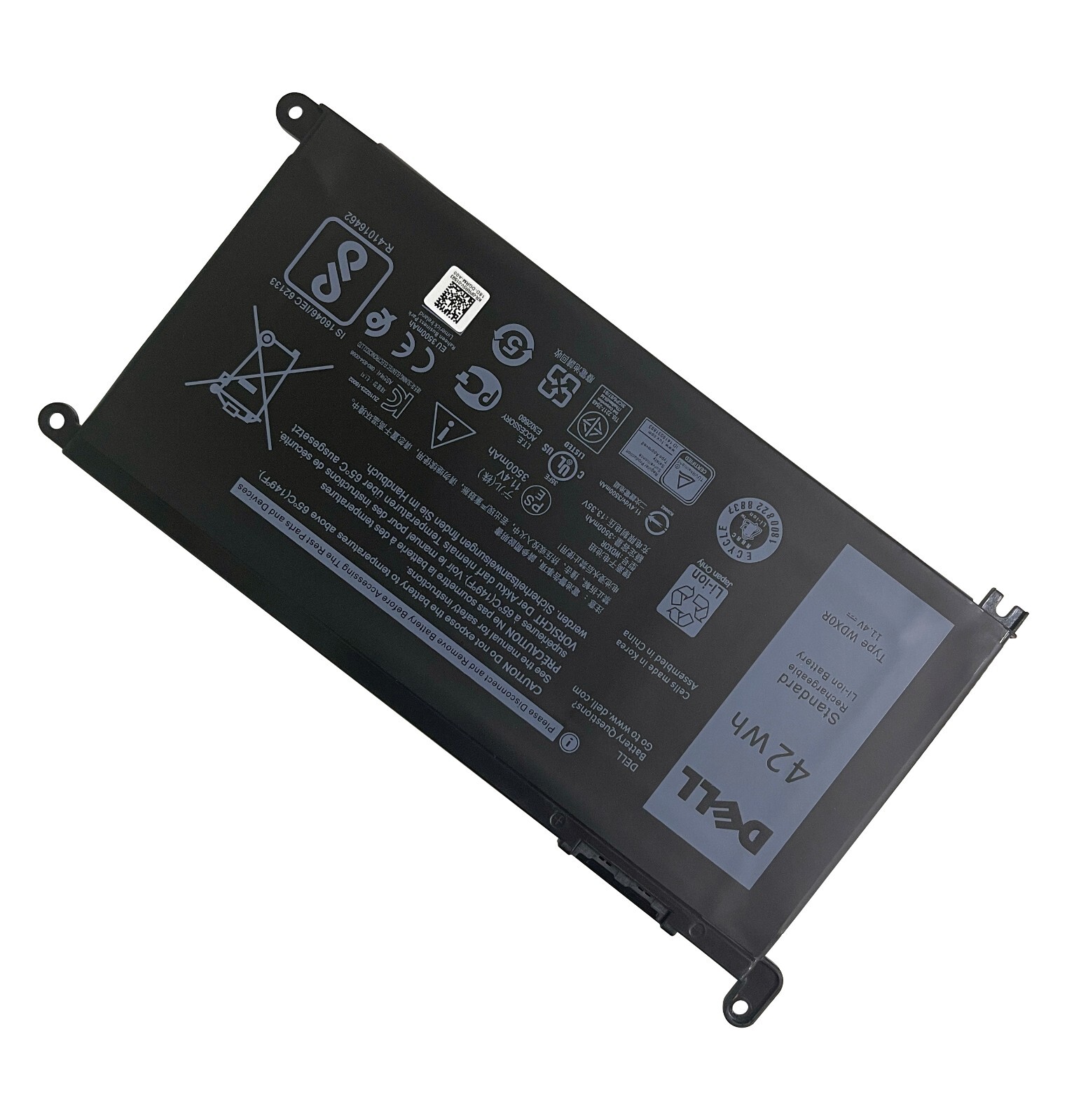 OEM Genuine WDX0R WDXOR Battery for DELL Inspiron 15 5567 5568 13 5368