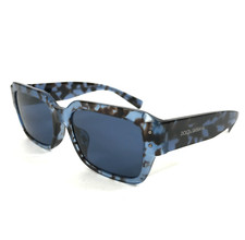 Dolce & Gabbana Sunglasses DG4460-F 3392/80 Havana Blue Asian Fit w/ Blue Lenses